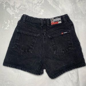 Black bongo high waisted shorts